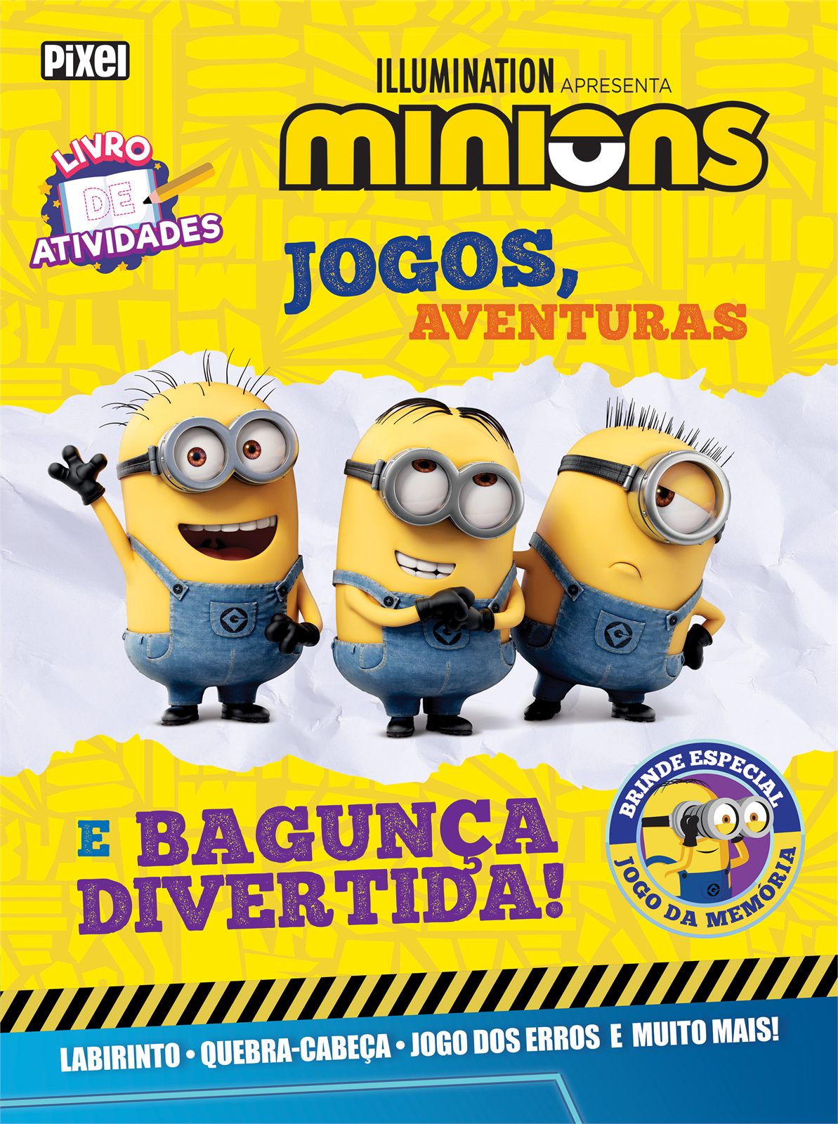 Capa de Minions: Jogos, aventuras e bagunça divertida!