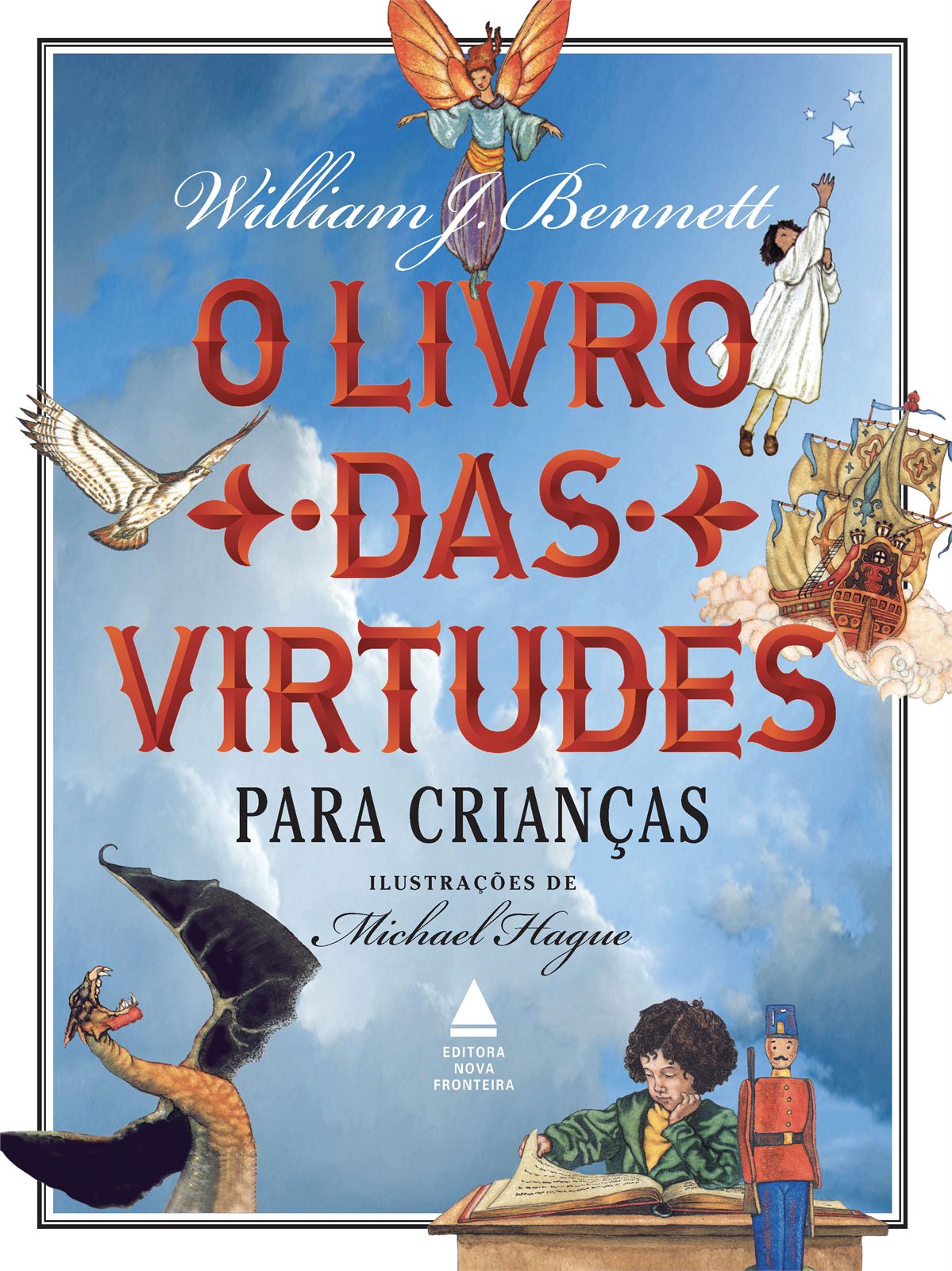 Capa de O livro das virtudes para crianças