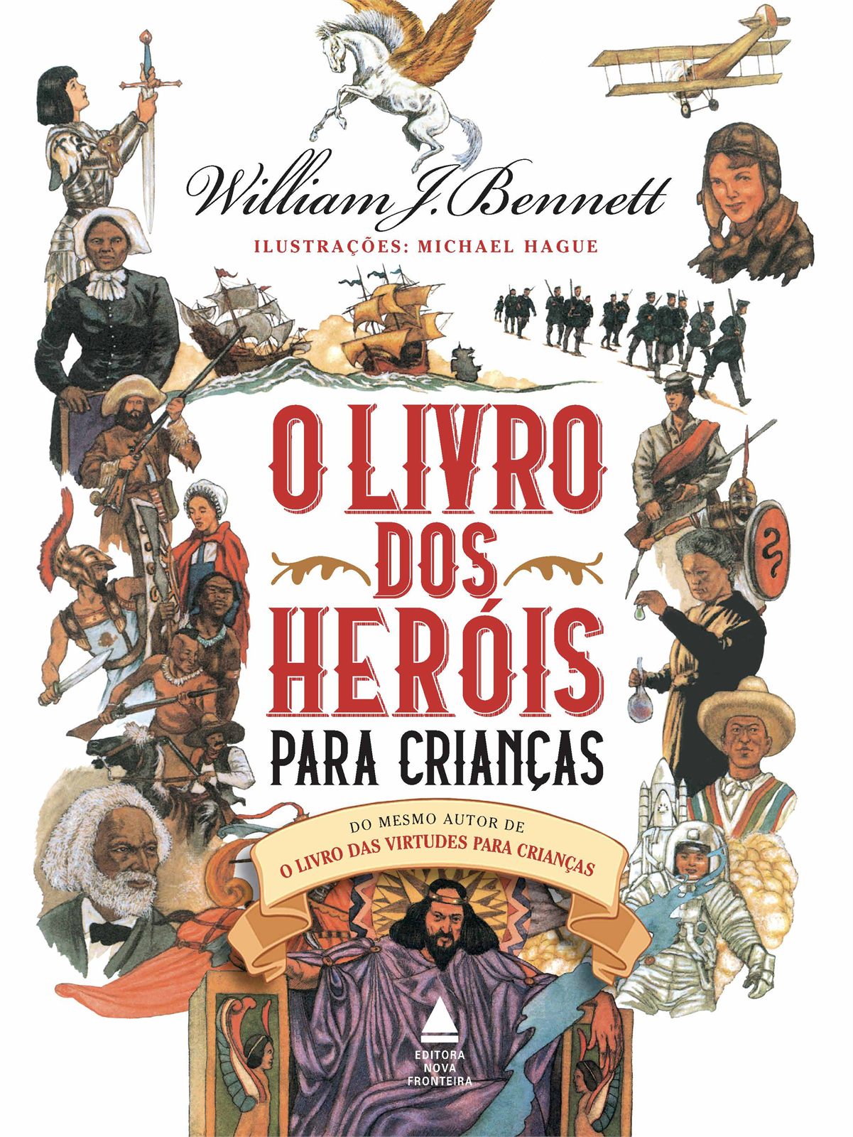 Capa de O livro dos heróis para crianças