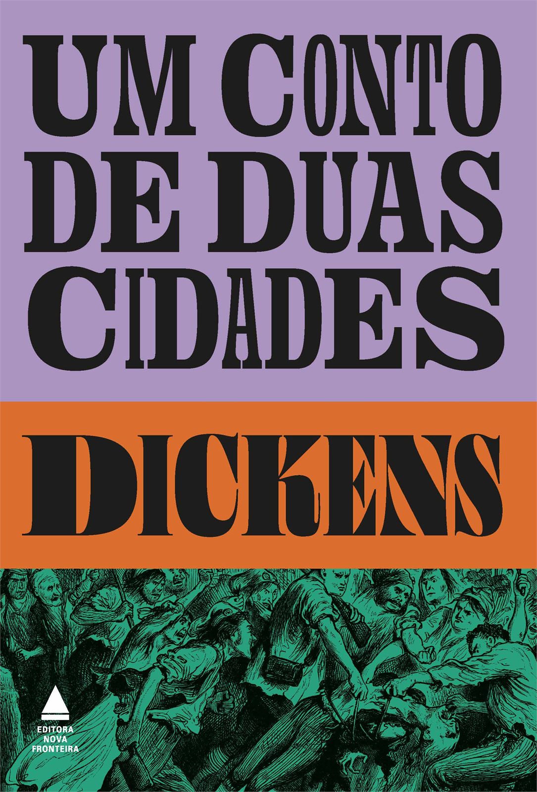 Capa de Um conto de duas cidades