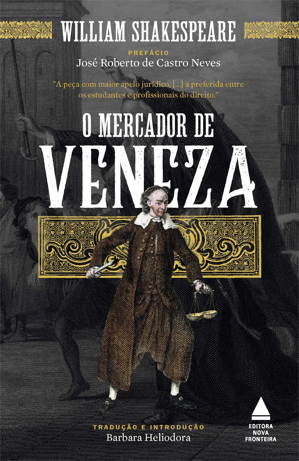 Capa de O mercador de Veneza