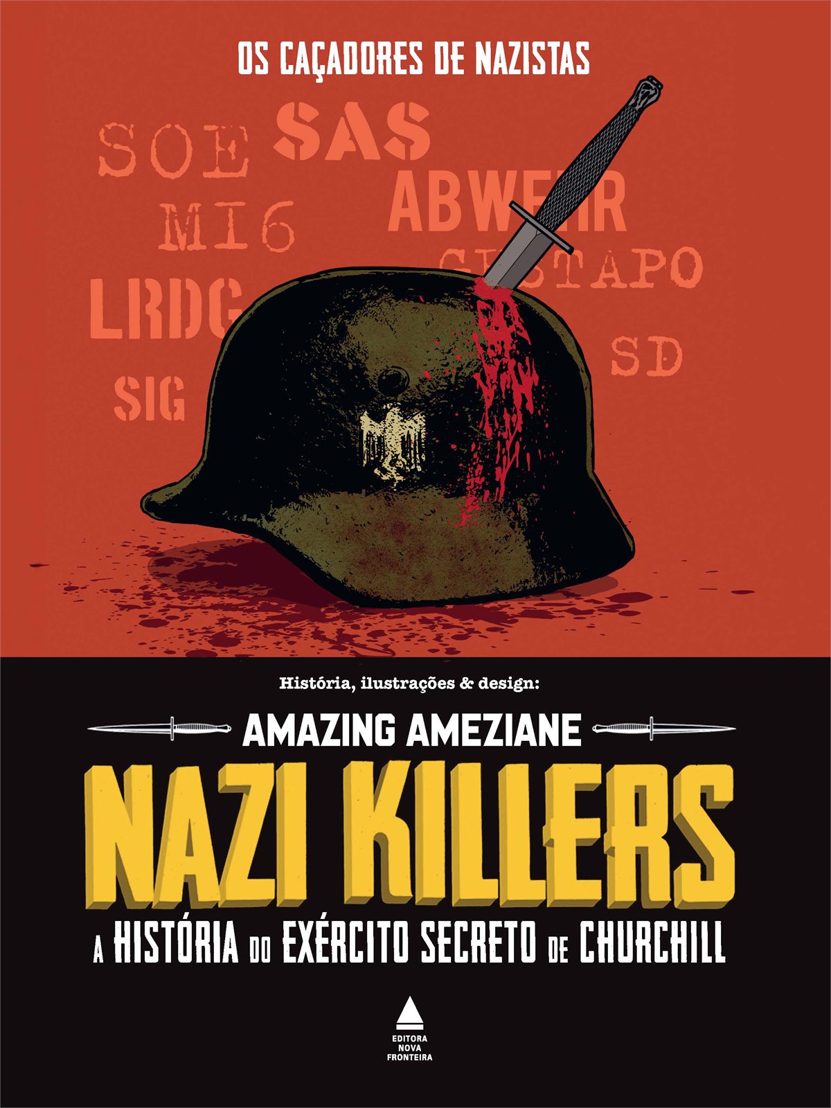 Capa de Nazi Killers em Graphic Novel