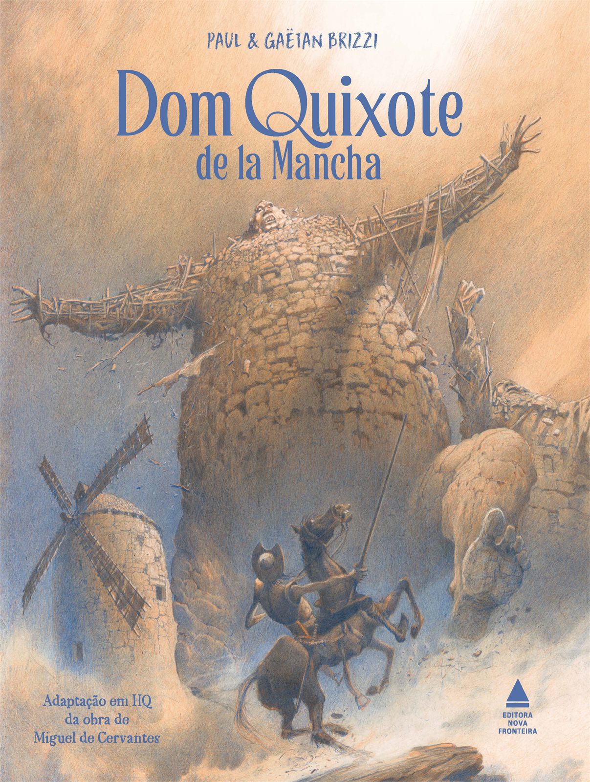 Capa de Dom Quixote de La Mancha em Graphic novel
