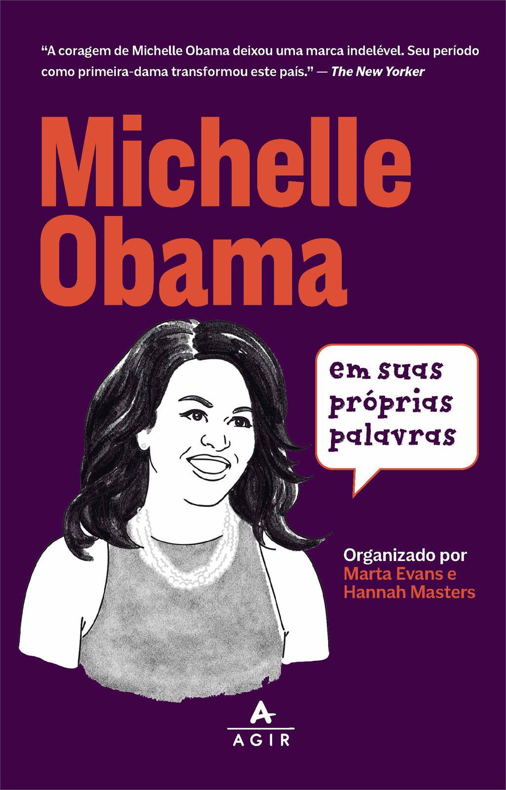 Capa de Michelle Obama em suas próprias palavras