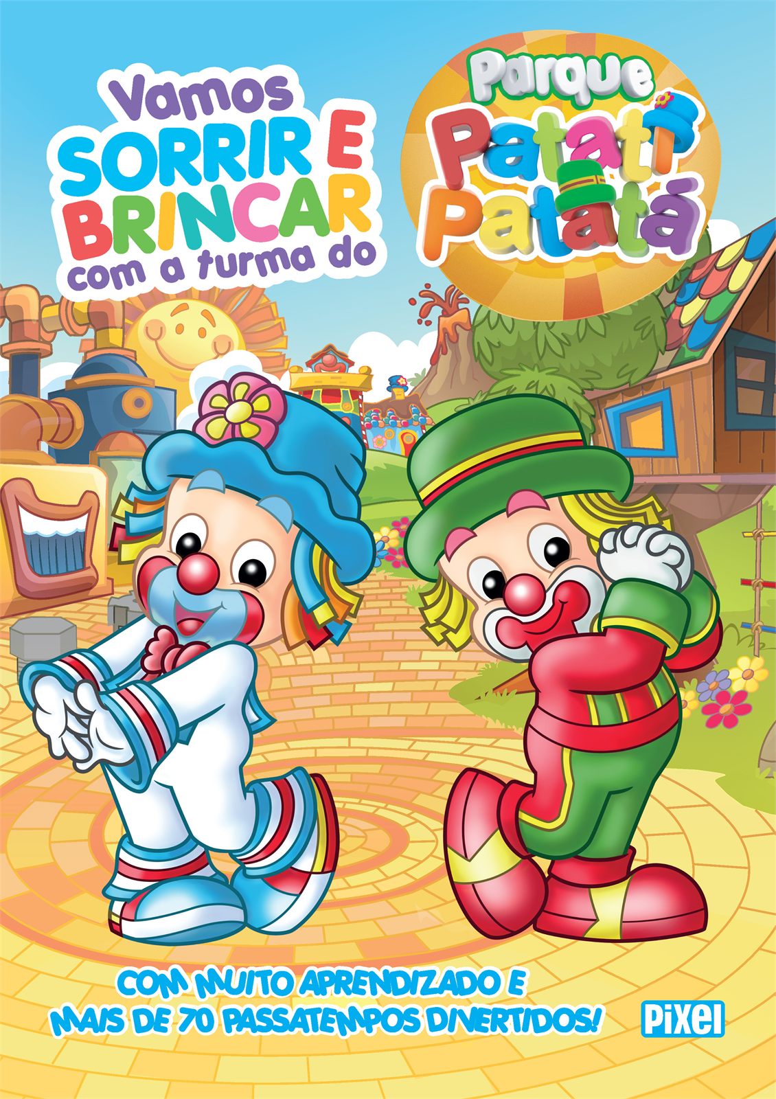 Capa de Vamos sorrir e brincar com a turma do Parque Patati Patatá