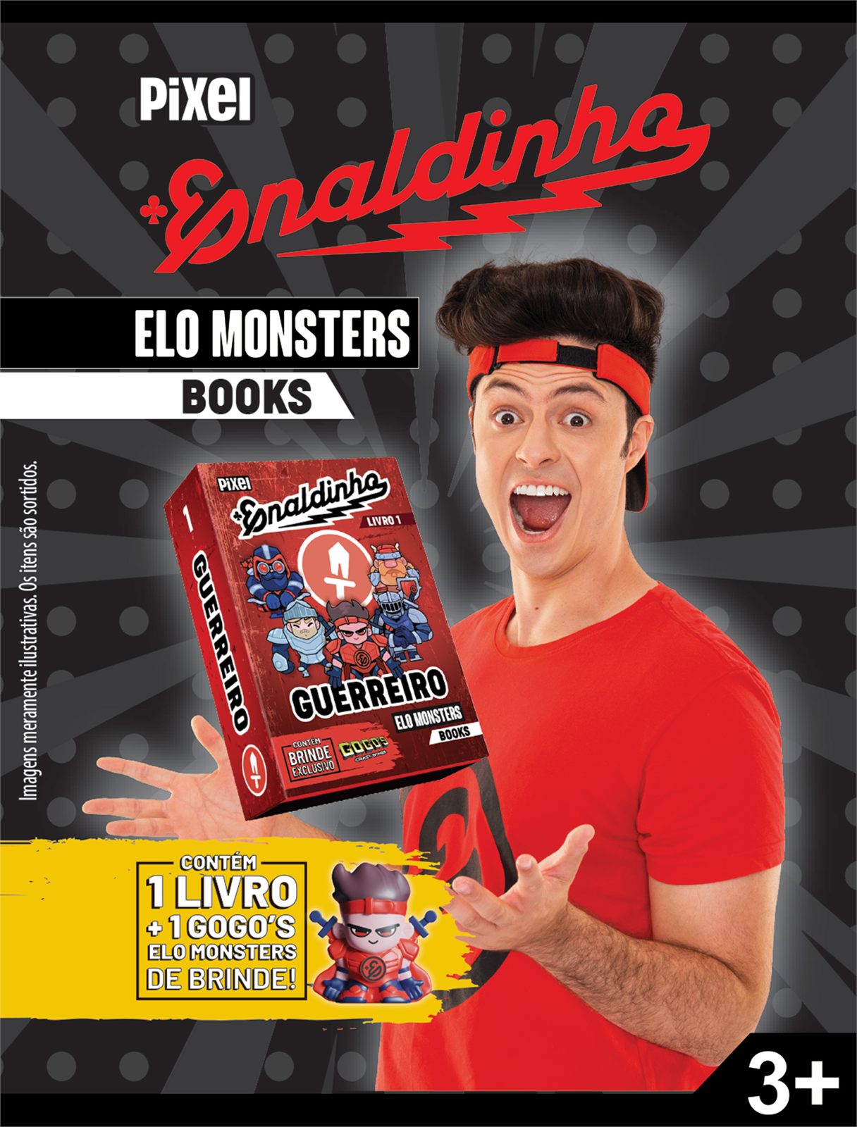 Capa de Coleção Elo Monsters Books – Flow Pack