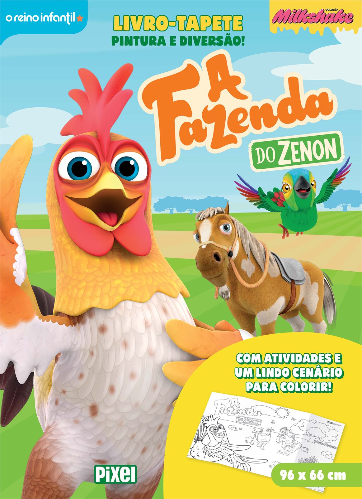Capa de Livro-tapete A fazenda de Zenon