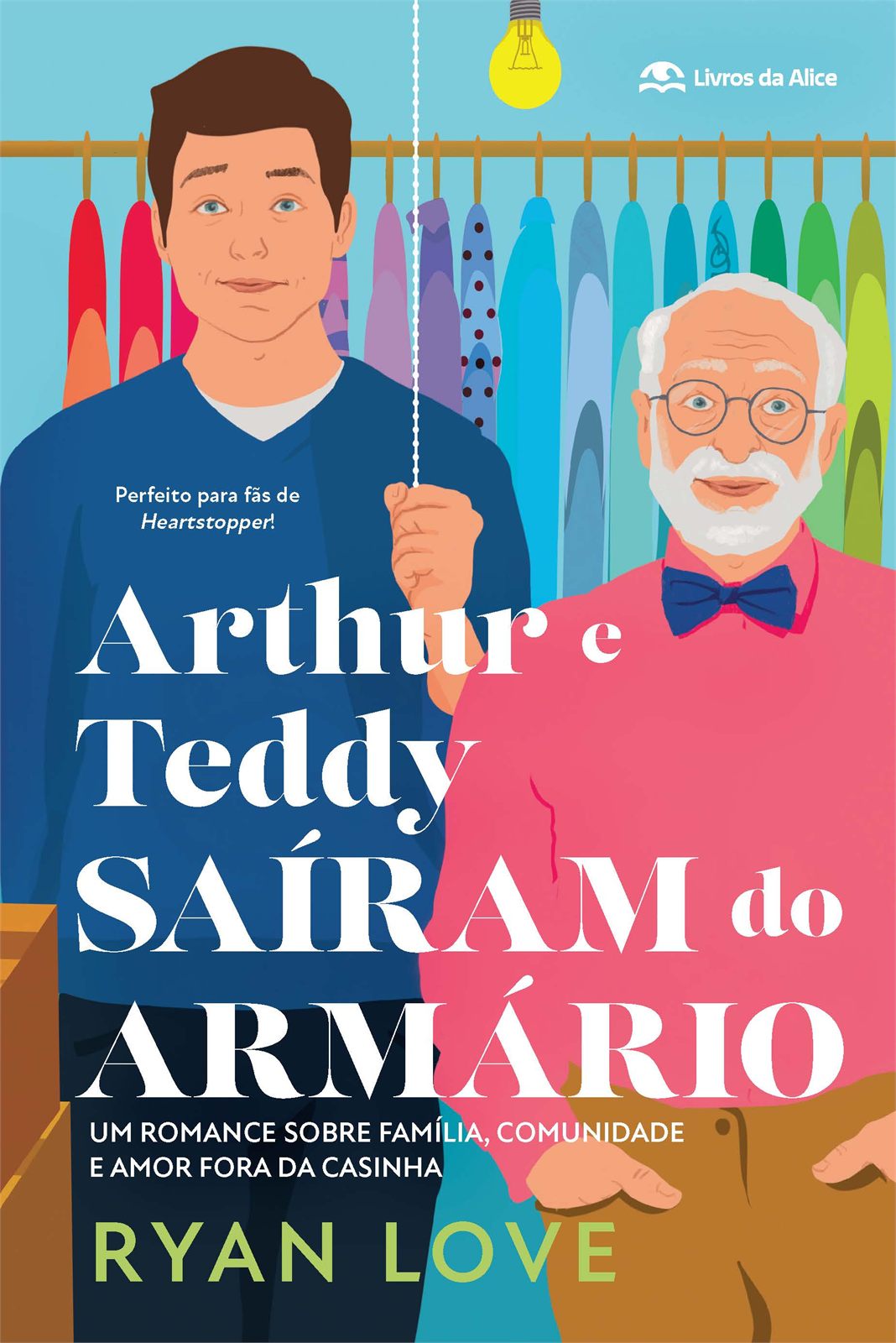 Capa de Arthur e Teddy sairam do armário