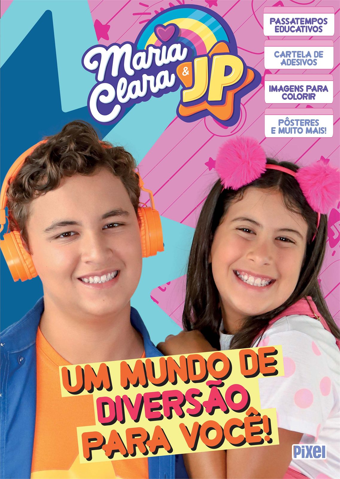 Capa de Livrão Maria Clara e JP: Um mundo de diversão para você