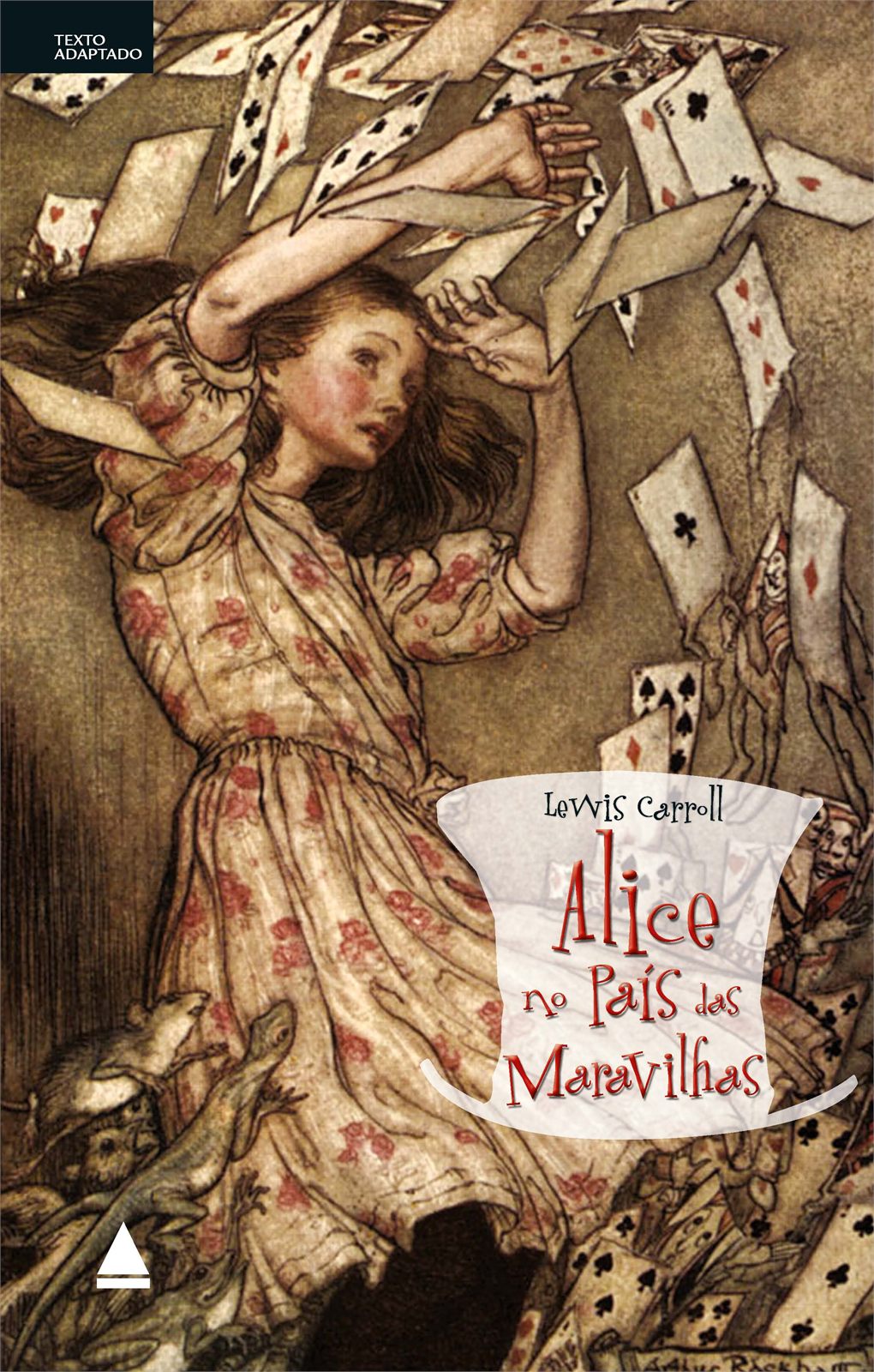 Capa de Alice no país das maravilhas