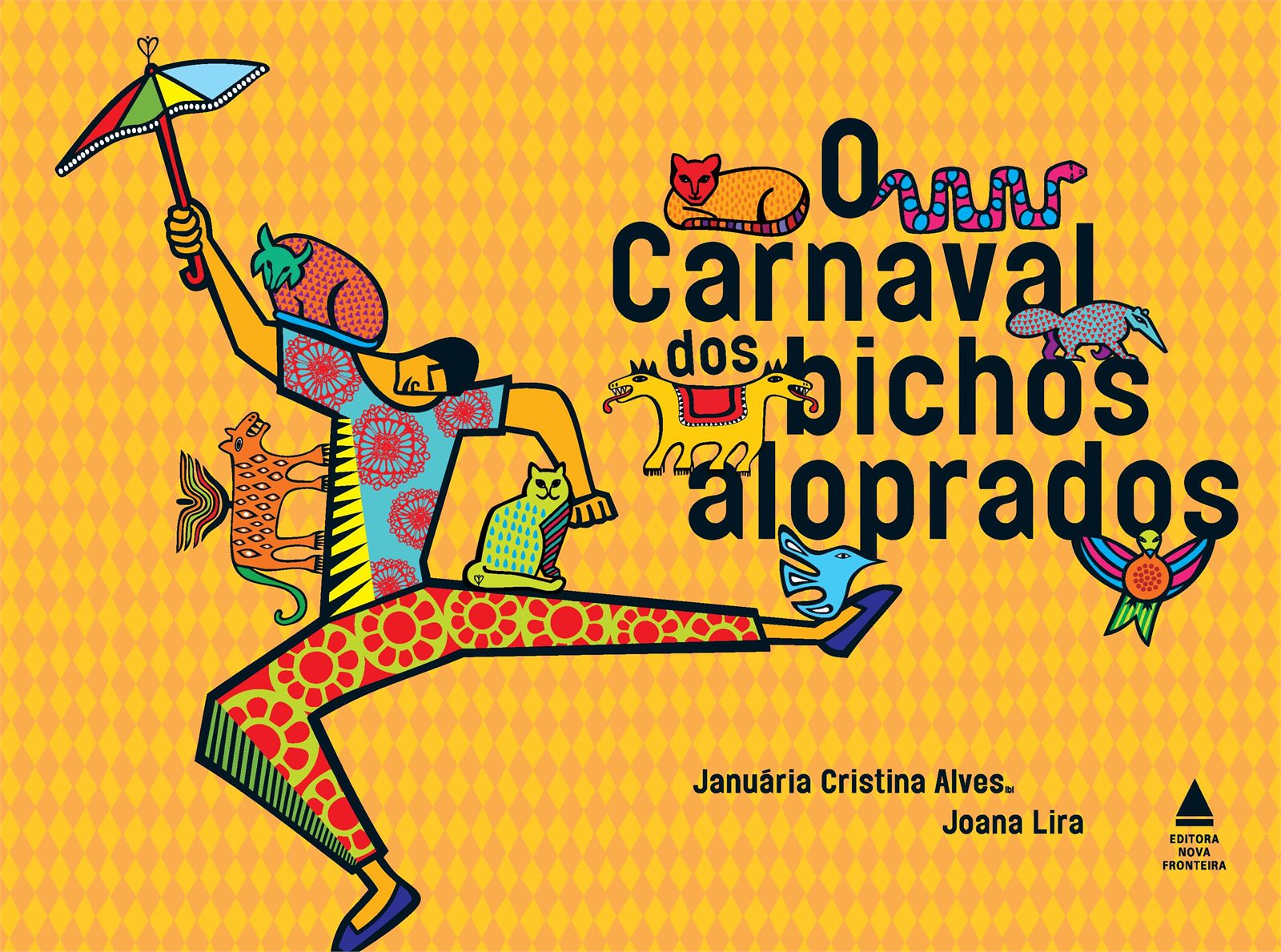 Capa de O carnaval dos bichos aloprado