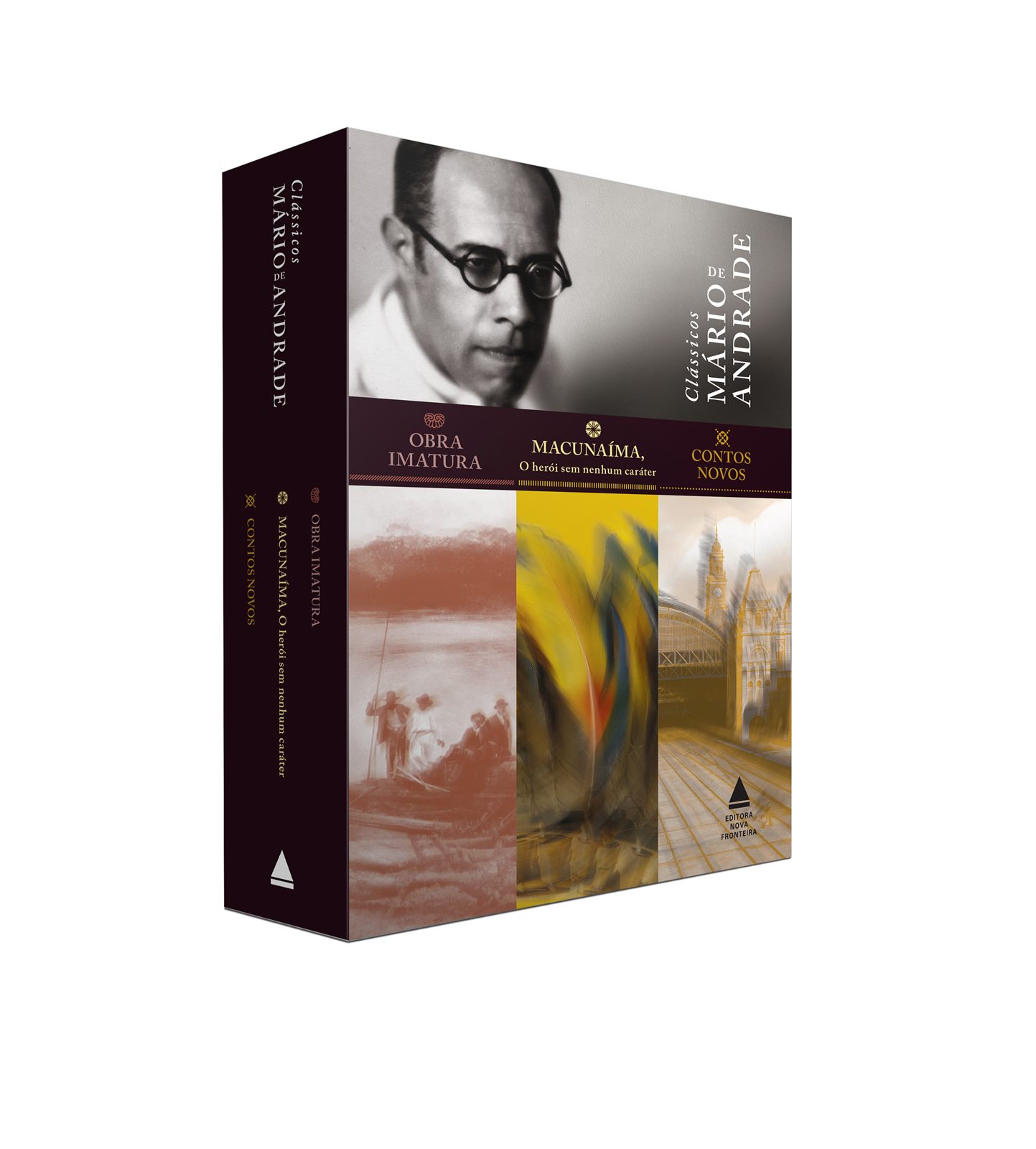 Capa de Box Clássicos de Mário de Andrade