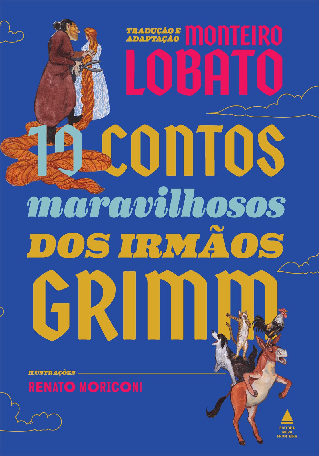 Capa de 10 contos maravilhosos dos irmãos Grimm