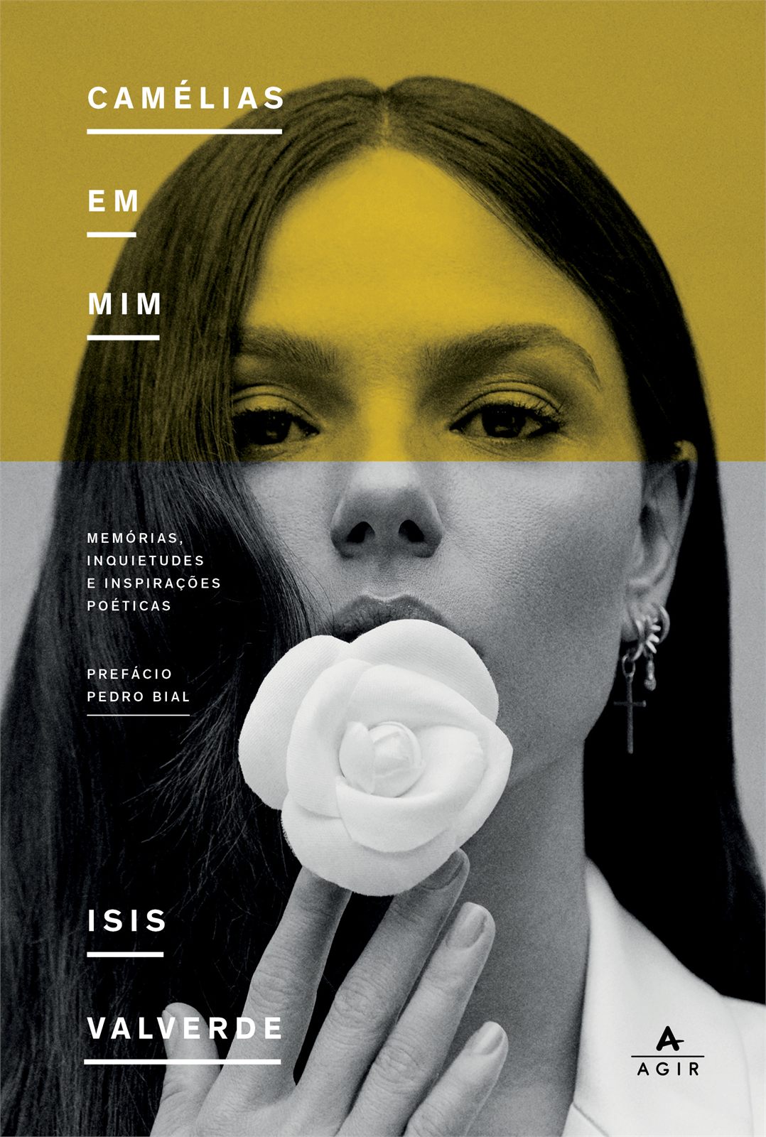 Capa de Camélias em mim: memórias, inquietudes e inspirações poéticas