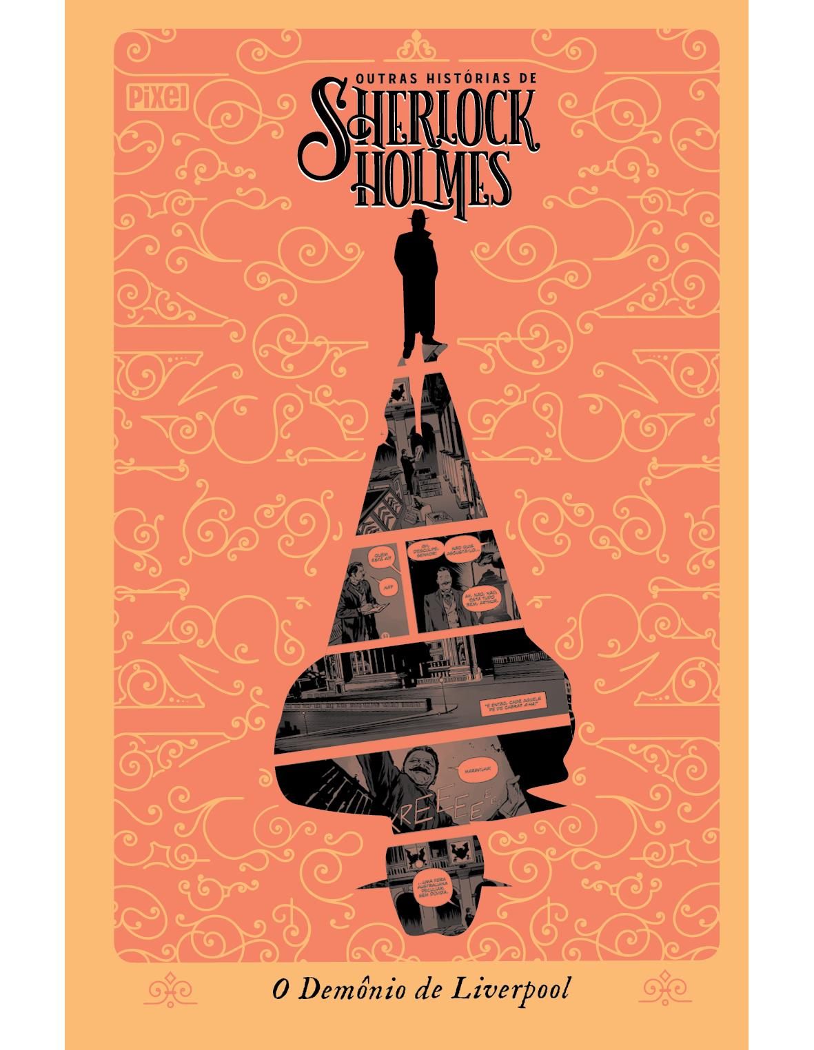 Capa de Outras Histórias de Sherlock Holmes: O Demônio de Liverpool – Graphic novel