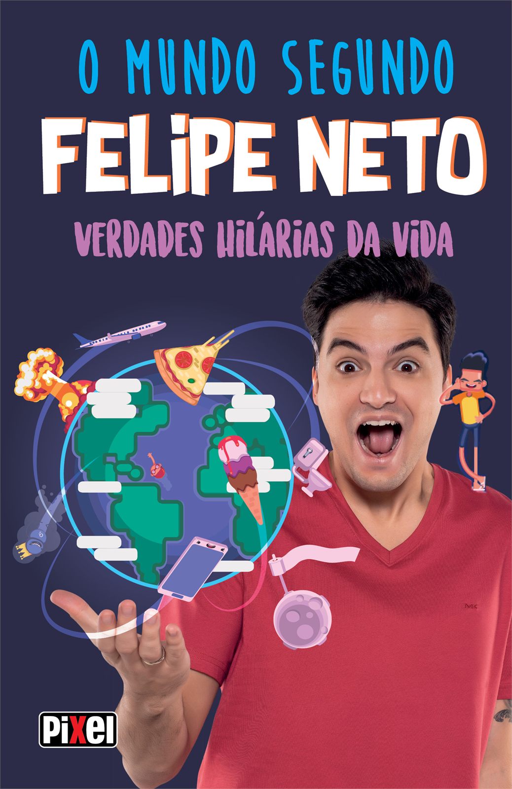 Capa de O mundo segundo Felipe Neto