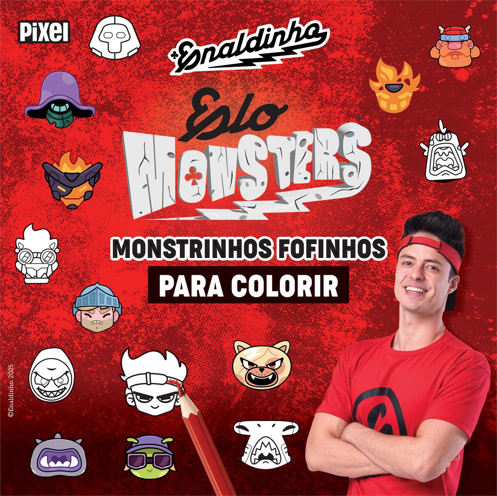 Capa de Elo Monsters: Monstrinhos fofinhos para colorir